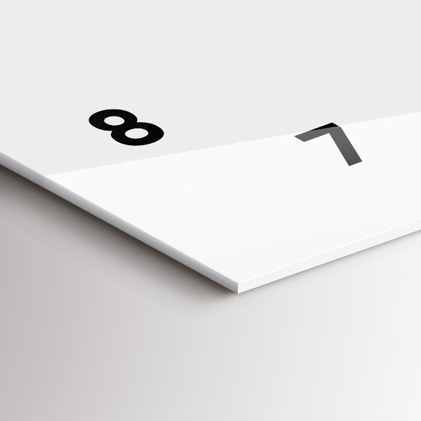 Horloge rectangulaire horizontale 'Paysage d''élans et de montagnes'