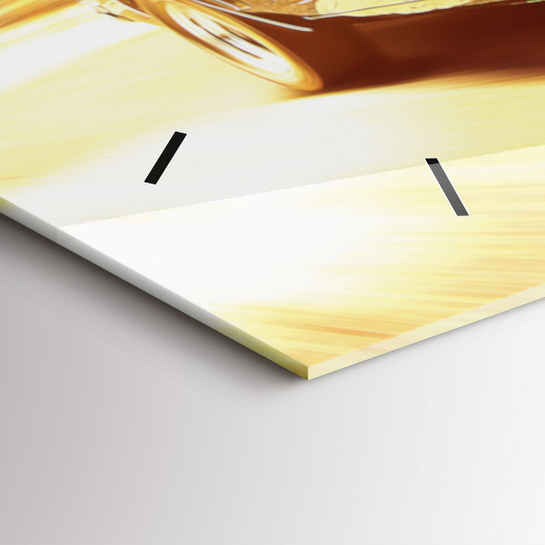 Horloge rectangulaire horizontale Vieille voiture classique