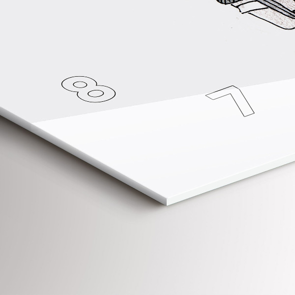 Horloge rectangulaire horizontale Les marionnettes