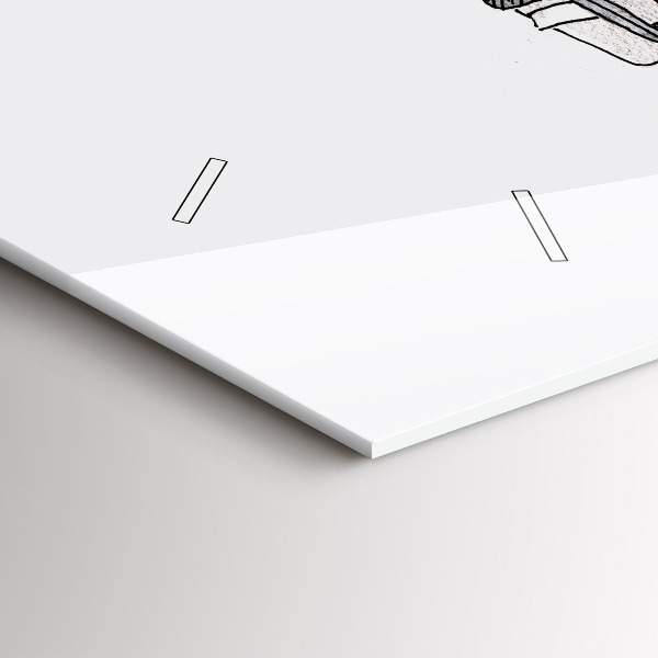 Horloge rectangulaire horizontale Les marionnettes