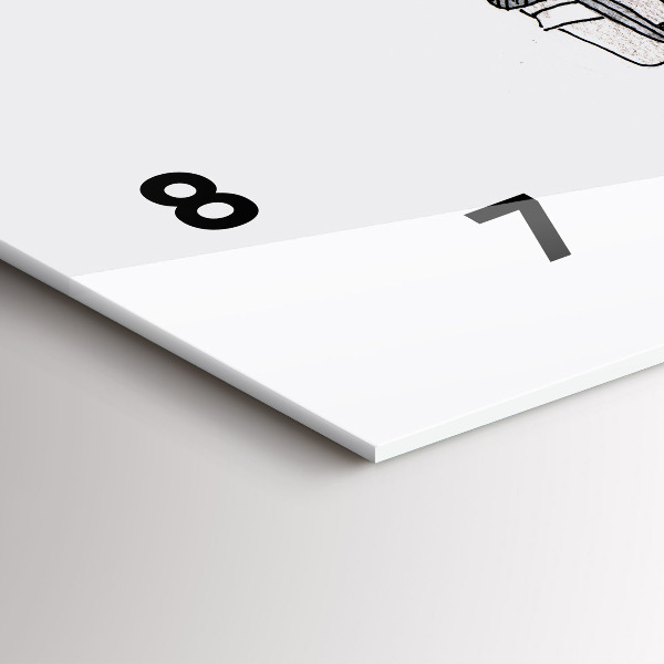 Horloge rectangulaire horizontale Les marionnettes