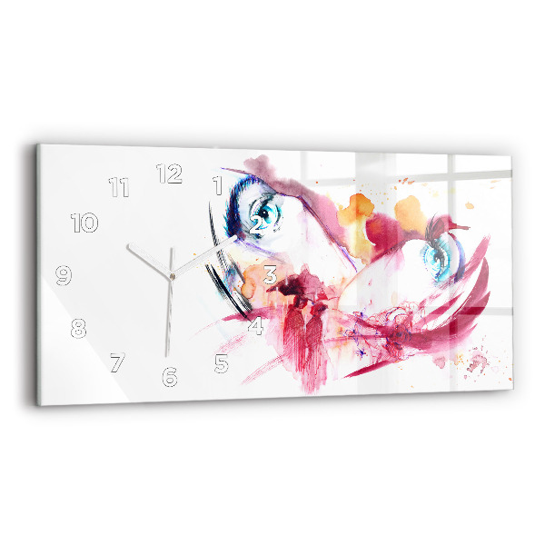 Horloge rectangulaire horizontale Couple romantique
