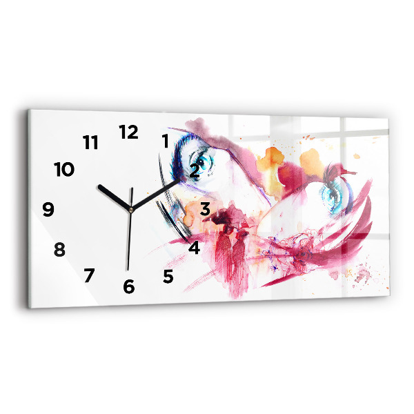 Horloge rectangulaire horizontale Couple romantique