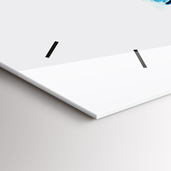 Horloge rectangulaire horizontale Planche de surf