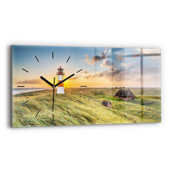 Horloge rectangulaire horizontale Phare