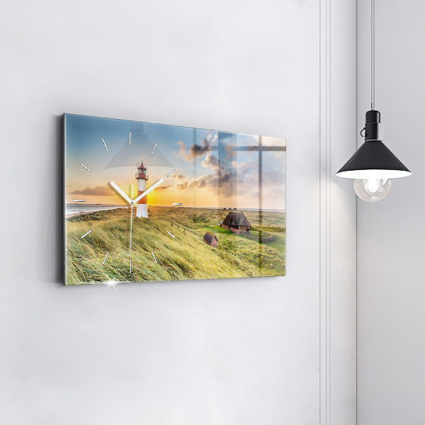 Horloge rectangulaire horizontale Phare