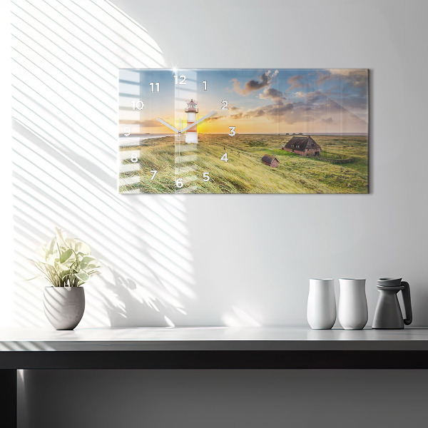 Horloge rectangulaire horizontale Phare