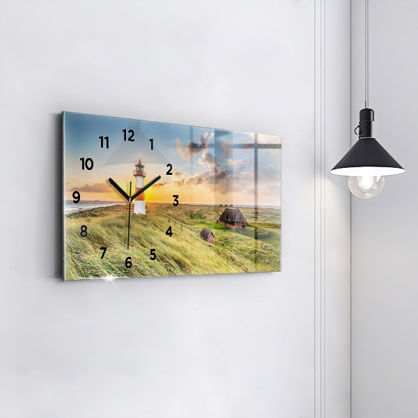 Horloge rectangulaire horizontale Phare