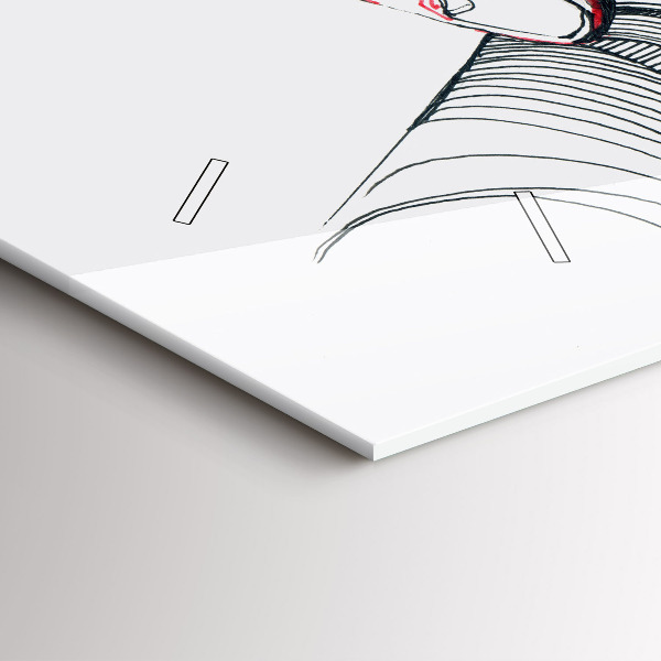 Horloge rectangulaire horizontale Se tenir la main