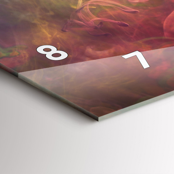 Horloge rectangulaire horizontale 'Portrait d''une femme'