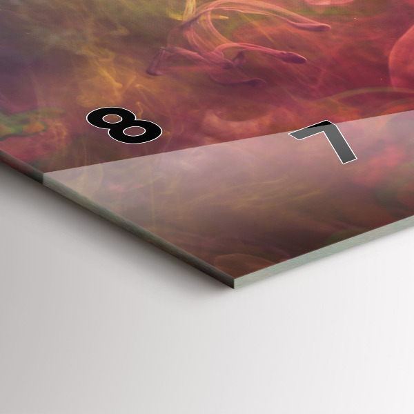 Horloge rectangulaire horizontale 'Portrait d''une femme'