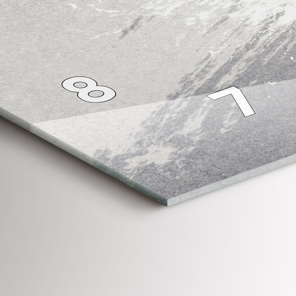 Horloge rectangulaire horizontale Femme - aquarelles