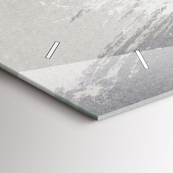 Horloge rectangulaire horizontale Femme - aquarelles