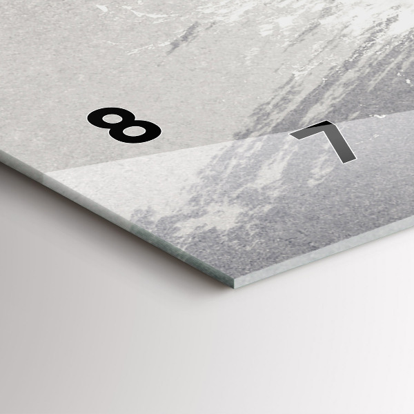 Horloge rectangulaire horizontale Femme - aquarelles