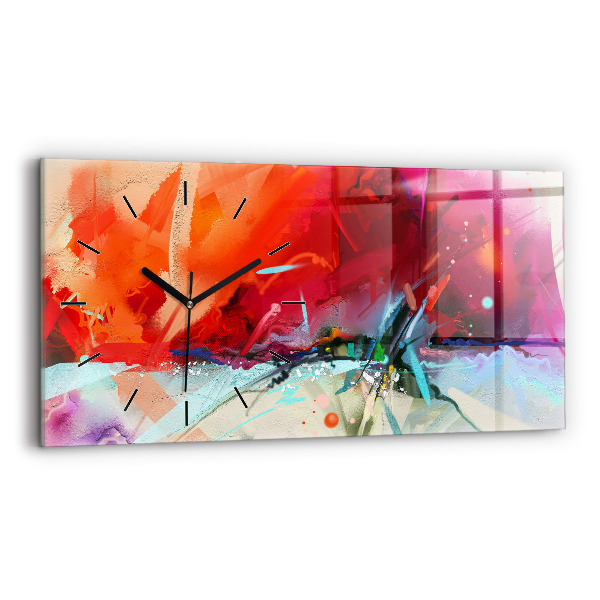 Horloge murale horizontale 'Des rangées d''épices'