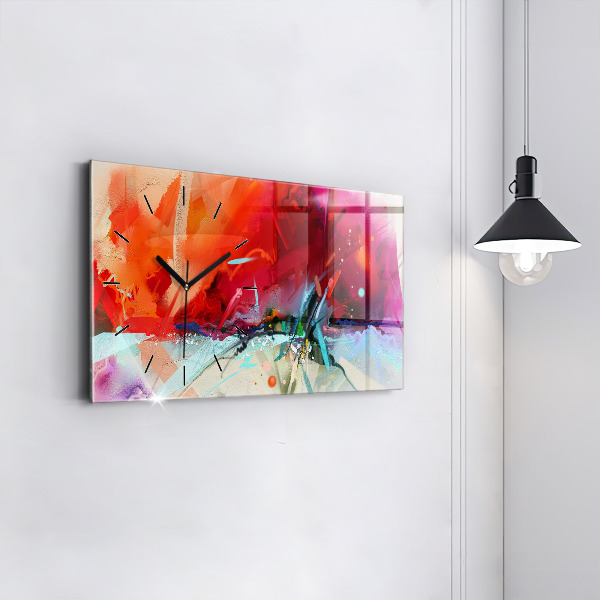 Horloge murale horizontale 'Des rangées d''épices'