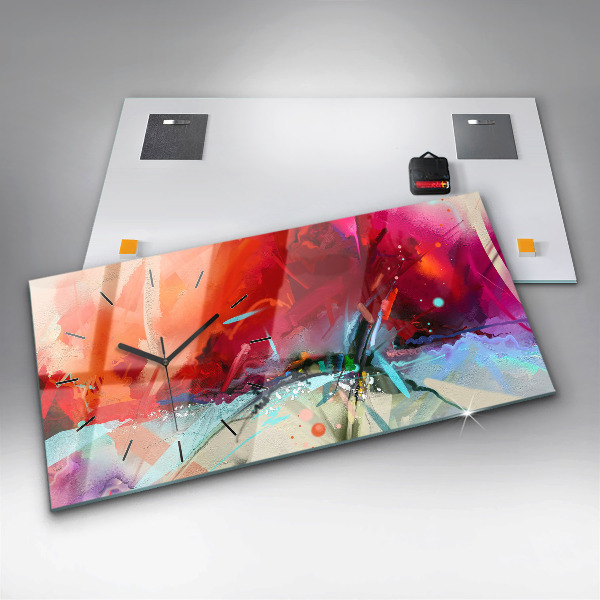 Horloge murale horizontale 'Des rangées d''épices'