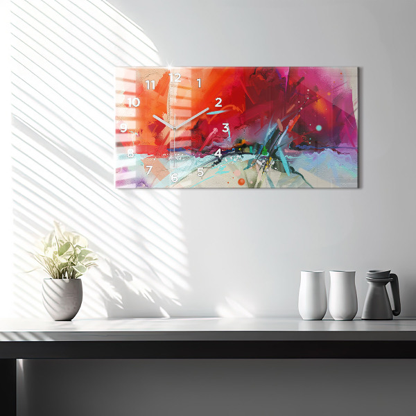 Horloge murale horizontale 'Des rangées d''épices'