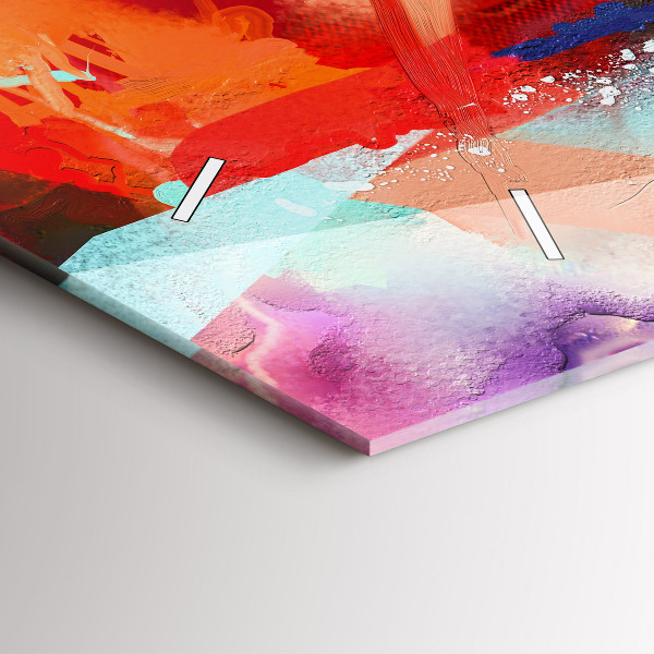 Horloge murale horizontale 'Des rangées d''épices'