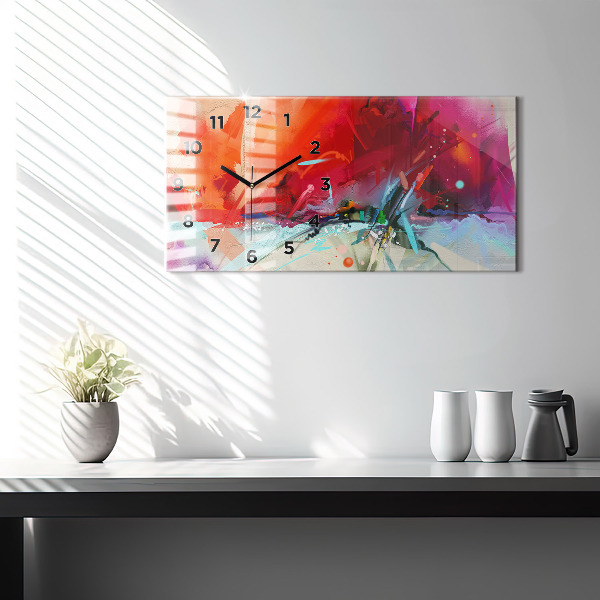 Horloge murale horizontale 'Des rangées d''épices'