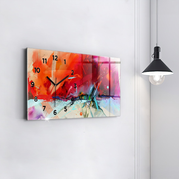 Horloge murale horizontale 'Des rangées d''épices'