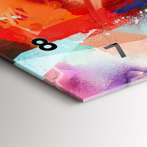 Horloge murale horizontale 'Des rangées d''épices'