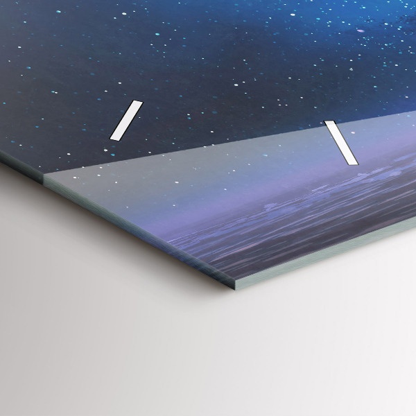 Horloge murale horizontale Voilier fantastique