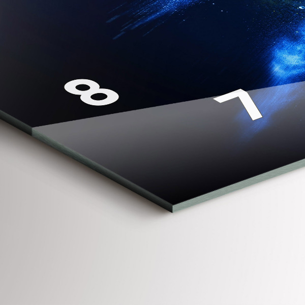 Horloge murale horizontale Perroquet coloré