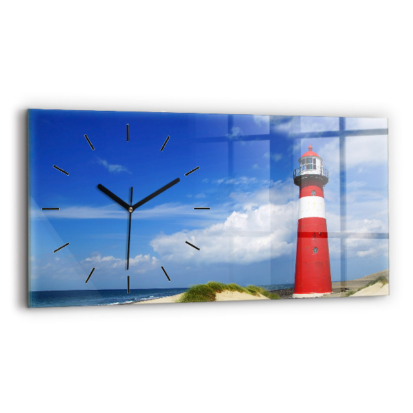 Horloge rectangulaire horizontale Phare