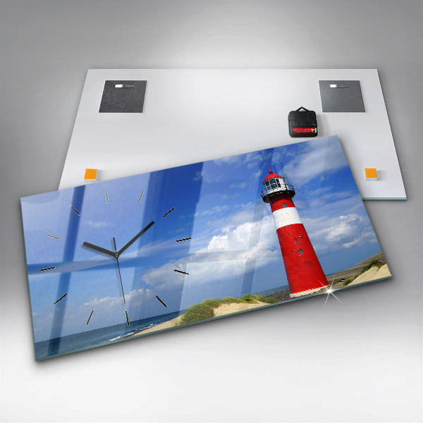 Horloge rectangulaire horizontale Phare