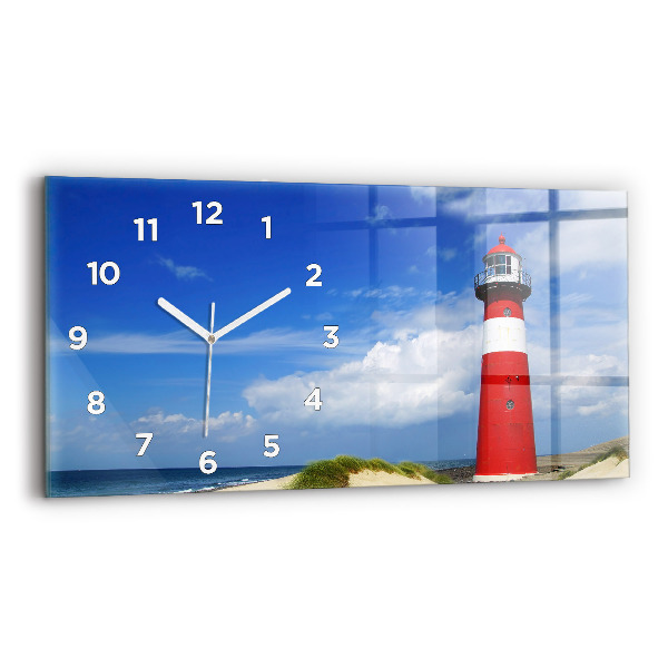 Horloge rectangulaire horizontale Phare