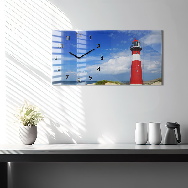 Horloge rectangulaire horizontale Phare