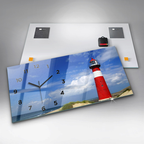 Horloge rectangulaire horizontale Phare