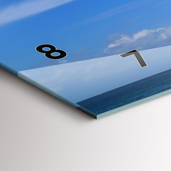 Horloge rectangulaire horizontale Phare