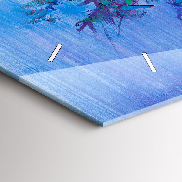 Horloge murale horizontale Fleurs dans un vase