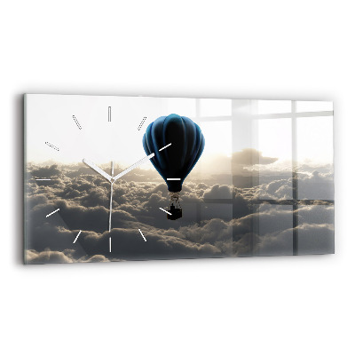 Horloge rectangulaire horizontale Ballon dans le ciel