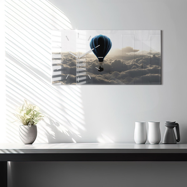 Horloge rectangulaire horizontale Ballon dans le ciel