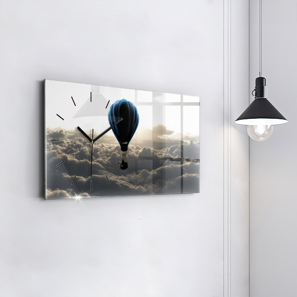 Horloge rectangulaire horizontale Ballon dans le ciel