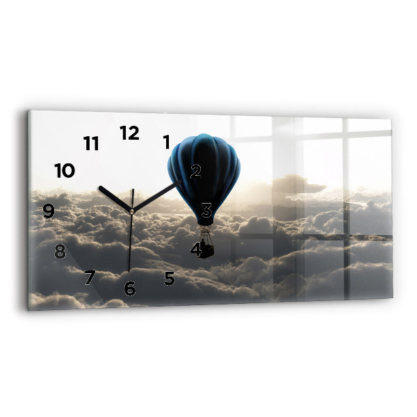 Horloge rectangulaire horizontale Ballon dans le ciel