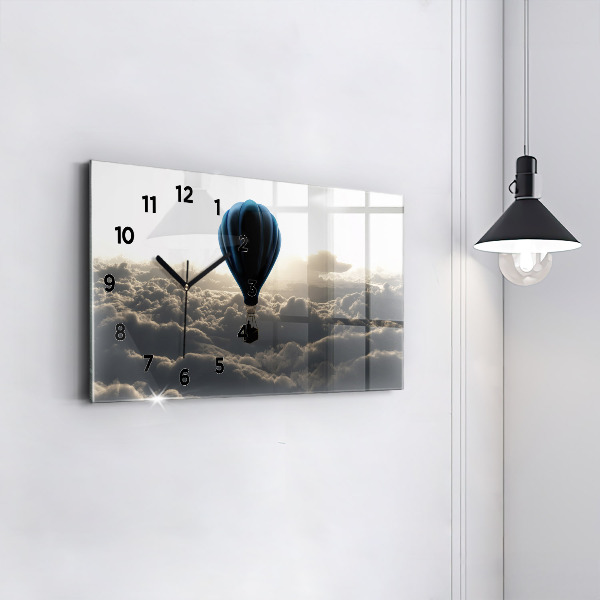Horloge rectangulaire horizontale Ballon dans le ciel