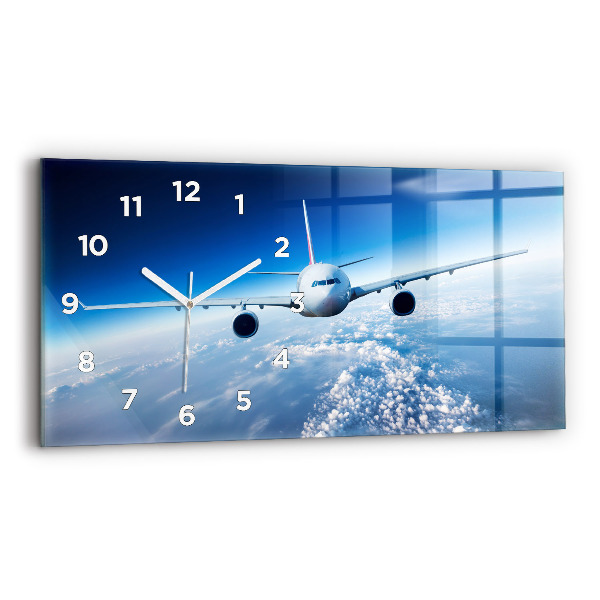 Horloge rectangulaire horizontale Plan des nuages