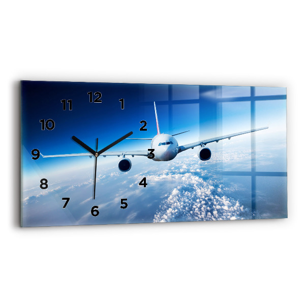 Horloge rectangulaire horizontale Plan des nuages