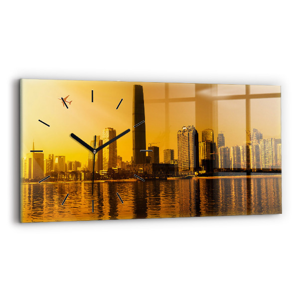 Horloge rectangulaire horizontale Rivière Zhujiang