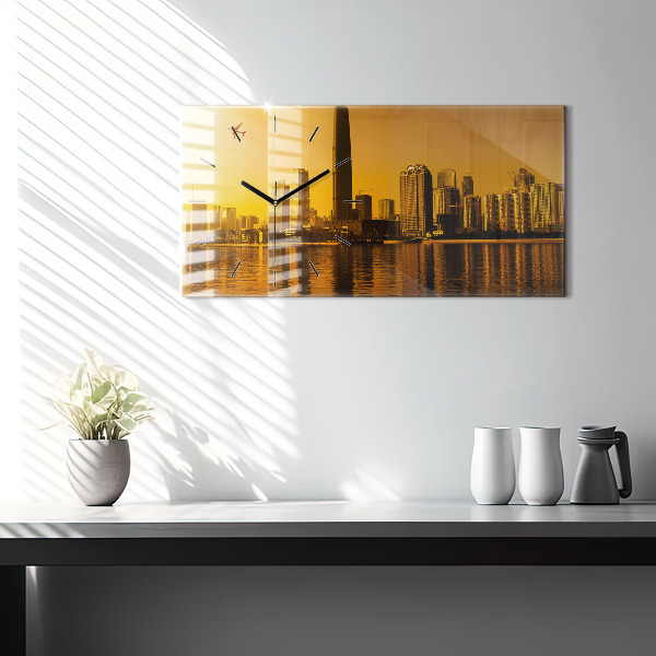 Horloge rectangulaire horizontale Rivière Zhujiang