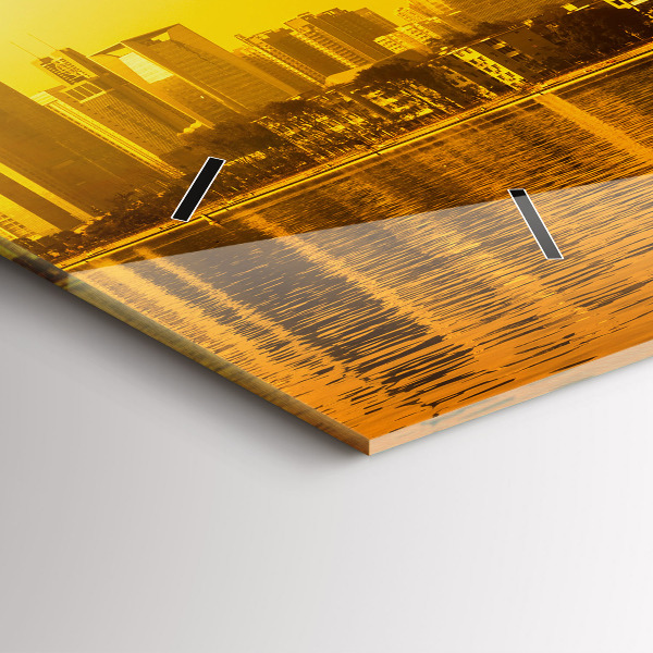 Horloge rectangulaire horizontale Rivière Zhujiang