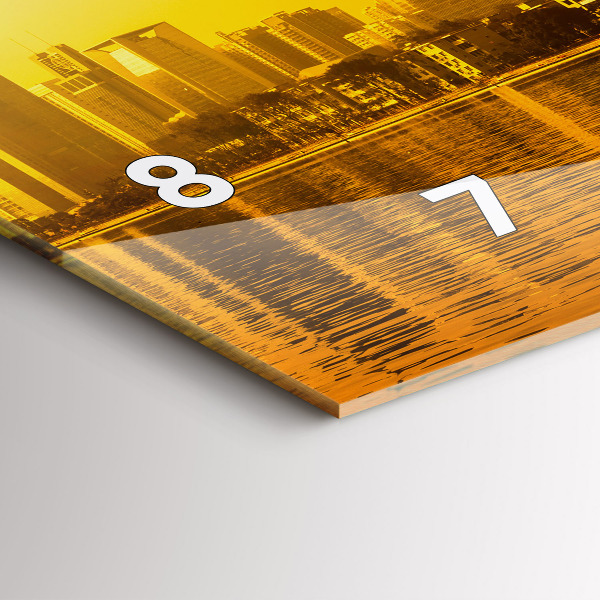 Horloge rectangulaire horizontale Rivière Zhujiang