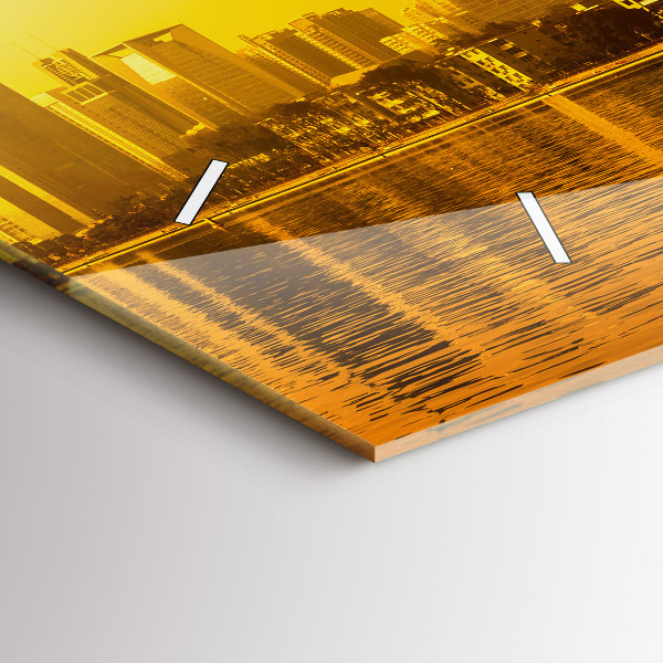 Horloge rectangulaire horizontale Rivière Zhujiang