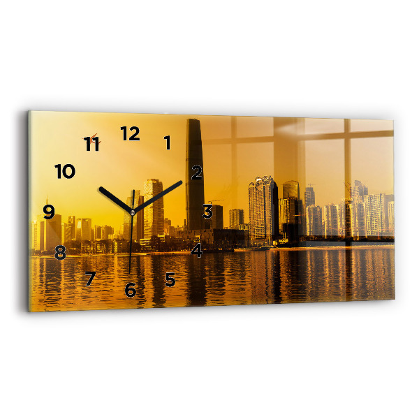 Horloge rectangulaire horizontale Rivière Zhujiang
