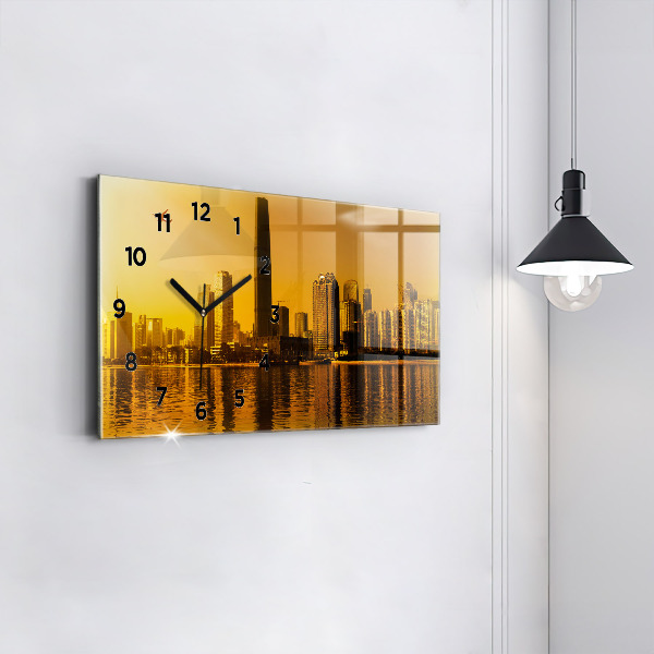 Horloge rectangulaire horizontale Rivière Zhujiang
