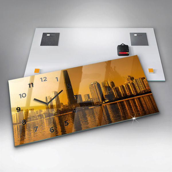 Horloge rectangulaire horizontale Rivière Zhujiang